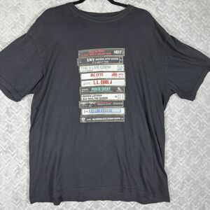 80s R&B Rap Cassette Tape Salt-n-Pepa Dr Dre Tupac T-shirt Comfort Colors XL